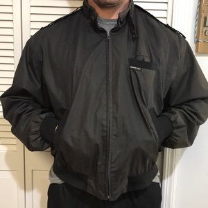 Members Only men's size large cafe racer jacket.